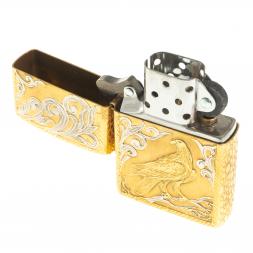 Зажигалка Zippo с гравировкой "Орел" Златоуст
