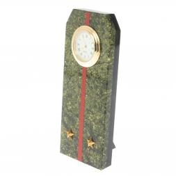 Часы подарочные &amp;quot;Погон лейтенант ВС&amp;quot; серпентинит