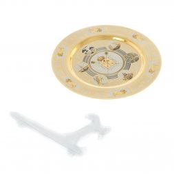 Тарелка с гравюрой "Санкт-Петербург. Коллаж" 22,5 см  Златоуст