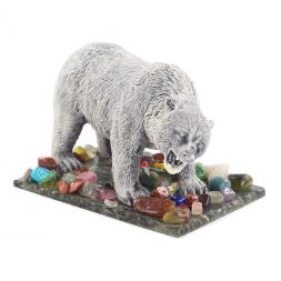 Сувенир &amp;quot;Медведь рычит&amp;quot; из мрамолита