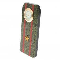 Часы подарочные &amp;quot;Погон майор ВС&amp;quot; серпентинит