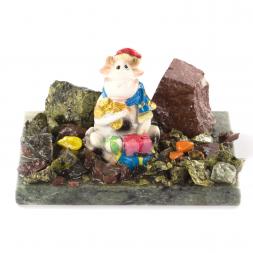 Сувенир символ года Бычок с монетами