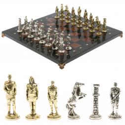 Шахматы &amp;quot;Великая Отечественная война&amp;quot; доска 40х40 см лемезит