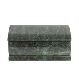 Шкатулка из шабровского змеевика 15х7,5х6 см