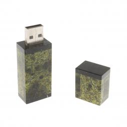 Флешка из камня змеевик 64 GB