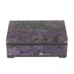 Шкатулка из чароита 11,5х7,5х4,5 см
