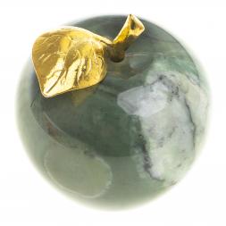Сувенир &amp;quot;Яблоко&amp;quot; среднее камень офиокальцит 6,5х8 см