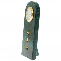 Часы погон &amp;quot;Старший прапорщик МВД&amp;quot; из змеевика