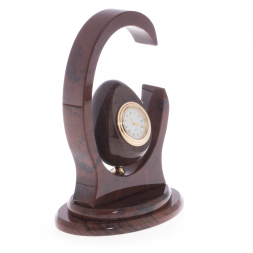 Часы &amp;quot;Арка&amp;quot; камень обсидиан