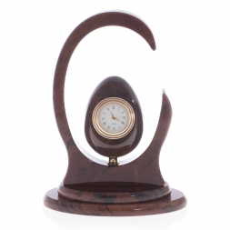 Часы &amp;quot;Арка&amp;quot; камень обсидиан