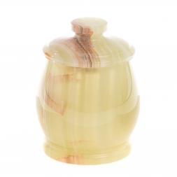 Сахарница из оникса 7х9,5 см 160 мл (3х4)