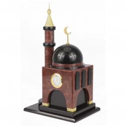 Сувенирные часы &amp;quot;Мечеть&amp;quot; из камня лемезит и долерит