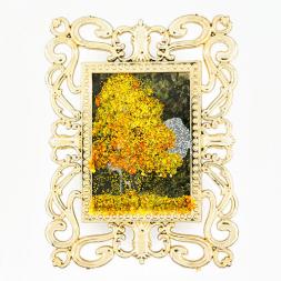 Магнит с рисунком "Багет" камень змеевик
