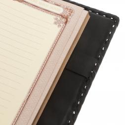 Ежедневник "Лев" А5 обложка из черной кожи Златоуст