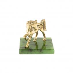 Статуэтка "Лошадка" на нефрите 3,5х3,5х3,5 см