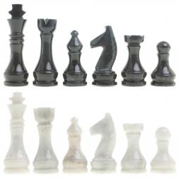 Шахматы "Классические" из мрамора доска 30х30 см
