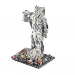 Сувенир &amp;quot;Тор&amp;quot; из мрамолита на подставке из змеевика