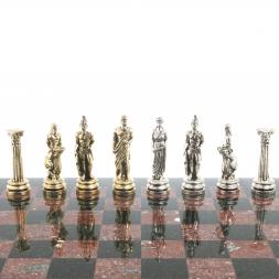 Шахматы "Атлас" доска 44х44 см креноид фигуры металлические