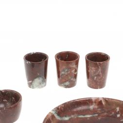 Водочный набор из камня креноид