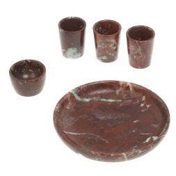 Водочный набор из камня креноид