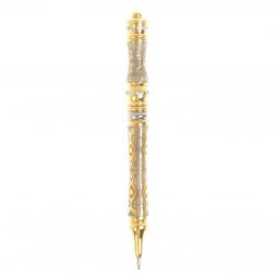 Ручка &amp;quot;Царская&amp;quot; с фианитами мужская Златоуст